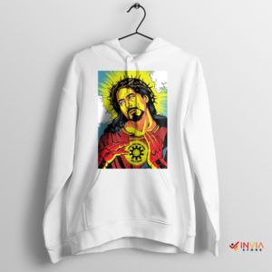 Meme Jesus Tony Stark Has A Heart White Hoodie