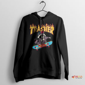 Meme Trash Animals Skate Apparel Black Hoodie