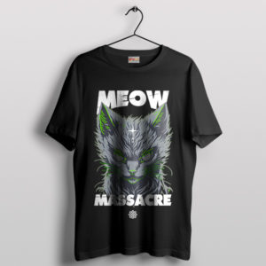 Meow the Cat Massacre Halloween T-Shirt