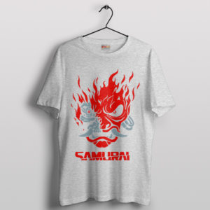 Merch Cyberpunk 2077 Samurai Gearv Sport Grey T-Shirt