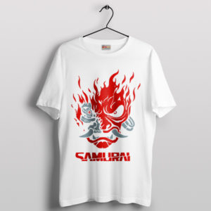 Merch Cyberpunk 2077 Samurai Gearv White T-Shirt