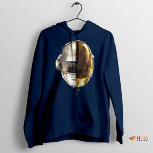 Merch Daft Punk Break Up Reason Navy Hoodie