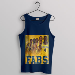 Merch Fab Five Players Documentary Navy Tank Top