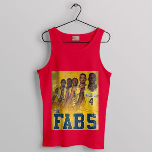 Merch Fab Five Players Documentary Red Tank TopMerch Fab Five Players Documentary Red Tank Top