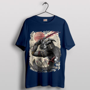 Merch Samurai Darth Vader Action Navy T-Shirt