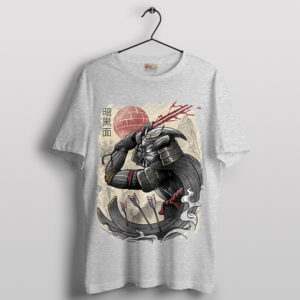 Merch Samurai Darth Vader Action Sport Grey T-Shirt