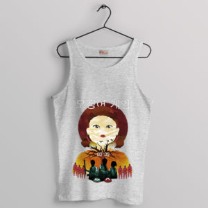 Merch Squid Game Korean Drama White Tank Top