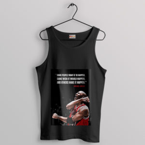 Michael Jordan Success Make It Happen Black Tank Top