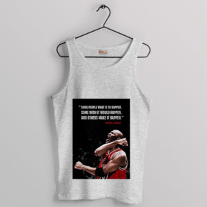 Michael Jordan Success Make It Happen Sport Grey Tank Top