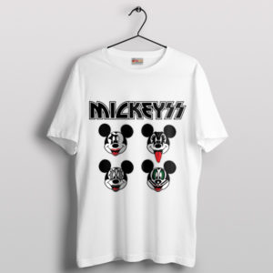 Mickey Clubhouse Kiss Band History T-Shirt