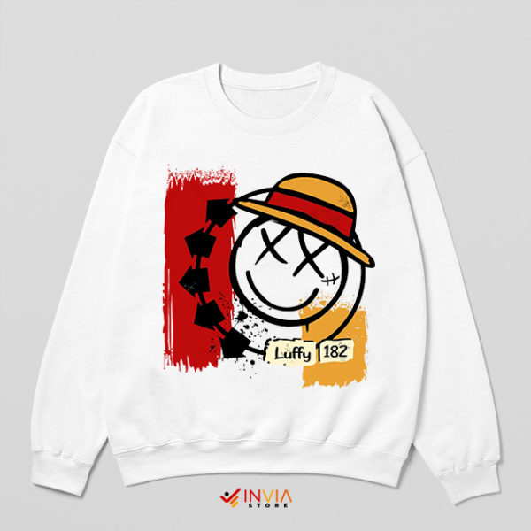 Monkey D. Luffy x Blink 182 Parody Sweatshirt