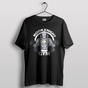 Moon Knight Marvel Shoulder Workouts Black T-Shirt