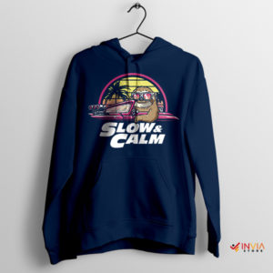 Movie Sloth Slow and Furious Movement Navy Hoodie