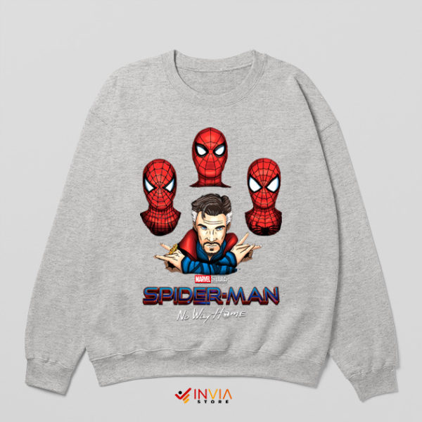 Movie Spider Man Meme Bohemian Sport Grey Sweatshirt