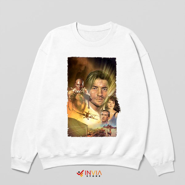 Mummy Movie 1999 Paint Poster Art White Sweatshirt