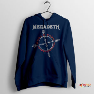 Music Merch Cryptic Writings Album Cover Navy Hoodie