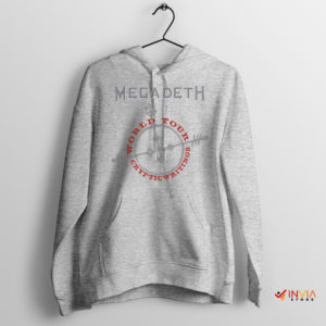 Music Merch Cryptic Writings Album Cover Sport Grey Hoodie