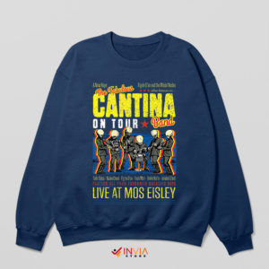 Musical Nostalgia Cantina Band Star Wars Navy Sweatshirt