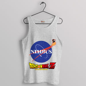 NASA Goku Nimbus Dragon Ball Z Sport Grey Tank Top