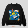 NES Mario Bros Ralph Wiggum Helping Sweatshirt