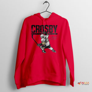 NFL Sidney Crosby Penguins Signature Red Hoodie