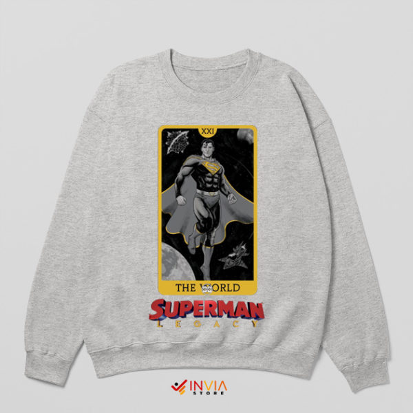 New Superman Legacy Symbol Sport Grey Sweatshirt
