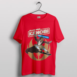 Obi Wan Kenobi Lightsaber Skateboard T-Shirt