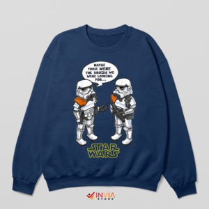 Obi-Wan These are Not the Droids Navy Sweatshirt