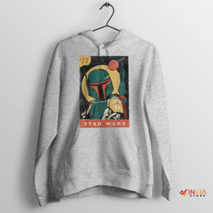 Old Book Boba Fett Armor 1977 Sport Grey Hoodie