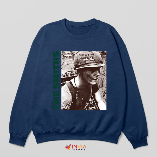 Panic The Smiths Soldier Album Navy Sweatshirt