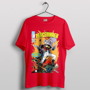 Peacemaker Comics Vintage Graphic Art Red T-Shirt