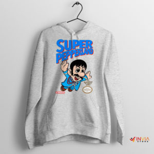 Pepperland Song Super Mario Run Sport Grey Hoodie