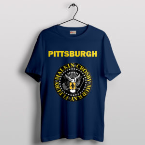 Pittsburgh Penguins Ramones Symbol Navy T-Shirt