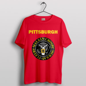 Pittsburgh Penguins Ramones Symbol Red T-Shirt