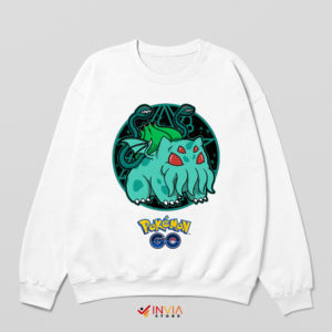 Pokémon Go Bulbasaur Cthulhu White Sweatshirt