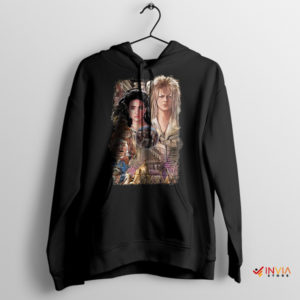 Poster Labyrinth Movie Art David Bowie Black Hoodie