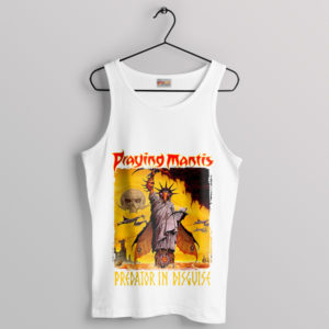 Praying Mantis Predator in Disguise Art White Tank Top