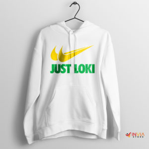 President Loki Just Do It Nike White Hoodie