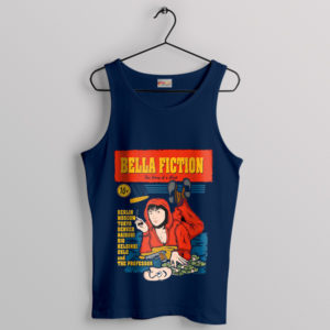 Pulp Fiction Bella Ciao Netflix Money Heist Navy Tank Top