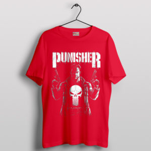 Punisher War Zone Marvel Universe Red T-Shirt