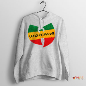 Reggae on The Way Wu Tang Sumbol Sport Grey Hoodie