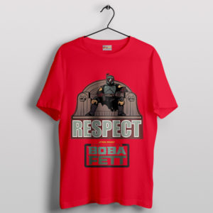 Respect Bounty Hunter Jango Fett Red T-Shirt