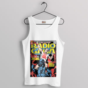 Retro Comic Art Radio Ga Ga Tank Top