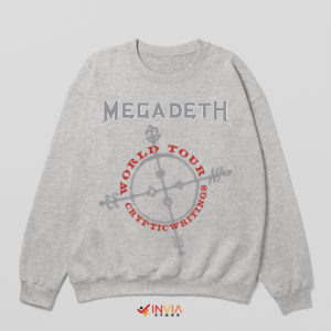 Retro Cryptic Writings Album Art Sport Grey Sweatshirt