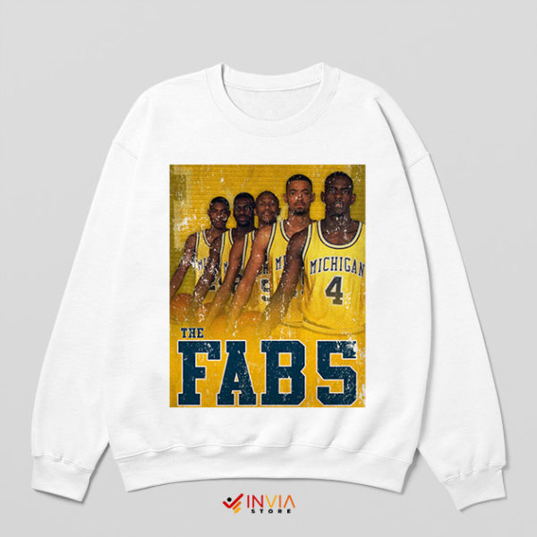 Retro Fab 5 Basketball Merch Sweatshirt