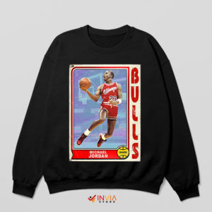 Retro Jordan Bulls Basketball Card Sweatshirt