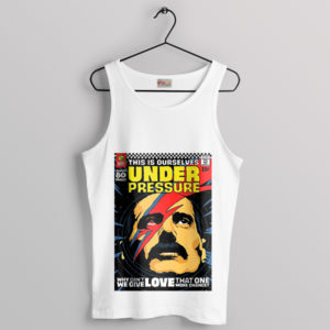 Retro Under Pressure Bowie Mercury Tank Top