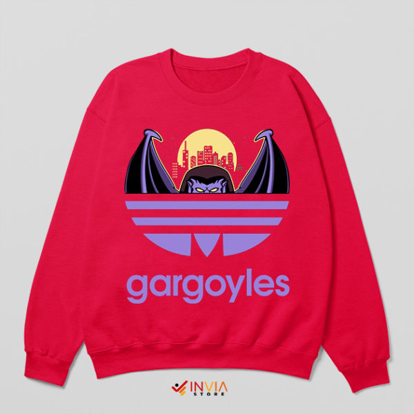 Rise of the Gargoyles Adidas Symbol Red Sweatshirt