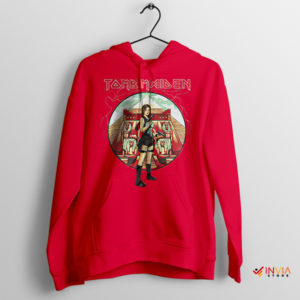 Rise of the Tomb Raider Iron Maiden Red Hoodie