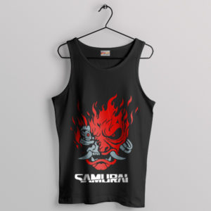 Samurai Mask Cyberpunk 2077 Graphic Tank Top